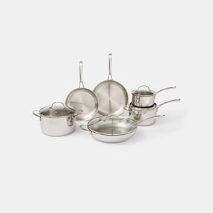 Premium Steel DLX 10 Piece Cookware Set