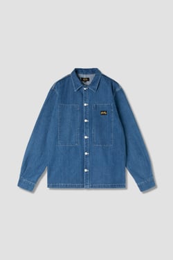 Prison Shirt (Vintage Stonewash Denim) - XXL