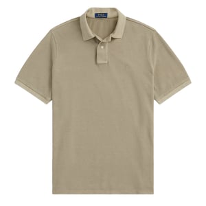 Polo Ralph Lauren Short Sleeve Polo Shirt Custom Slim Olive