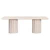 Roma White Wash Reclaimed Pine Dining Table