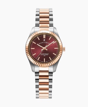 Inspiration Prime 31mm Three-hands Two-tone Brown dial Stainless steel swiss watch - 31 mm