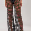 AKIRA Celine Stud Mesh Pants | Black | Size 1X