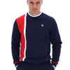 Hanks Colour Block Crew Sweatshirt - XS