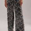 AKIRA Times Square Embellished Pant | Black | Size Small