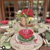 Caracol Handwoven Iraca Placemat - Solid Color / Red