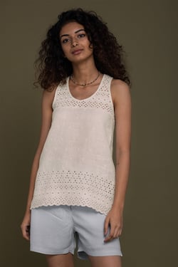 The Beach Shack Off-White Shirt - Shell Off-White / S