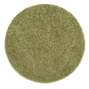 My Rug - Olive Green Rug - 100cm Dia Circle