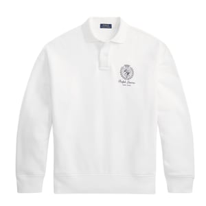 Polo Ralph Lauren Relaxed Fit Fleece Graphic Sweatshirt White
