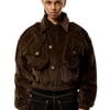 QUILTED CORDOUROY JACKET - S