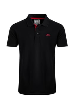 Weird Fish Miles Pique Polo Shirt Black Size M