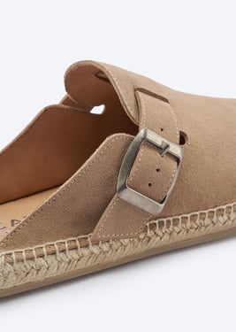 Raco Men's Suede Espadrille Clogs