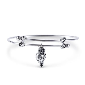 Jeulia Owlet With Stars Bangle