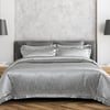 QE Home Armoire Silk Blend Duvet Cover Set, Grey, King