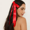 Whimsy Bow Hair Clip Red