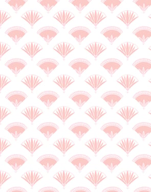 Lotus Papyrus' Wallpaper by Tea Collection - Ballet Slipper - Traditional / 27 in. x 27 ft.