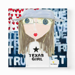 Texas Girl Art Print