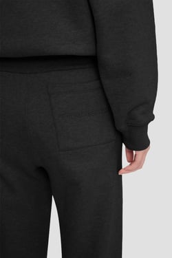 Victoria Beckham Logo Embroidered Jogger In Black - XL - Womens