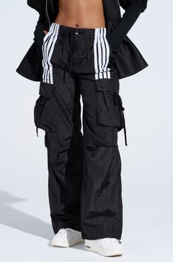 AKIRA Jump Around Track Pants | Black | Size XL