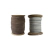 Brown and Gray Striped Ribbon