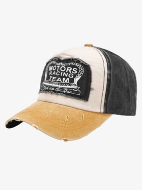 The Supermade Patch Old Duck Tongue Cap - 2324 - Yellow / ONE SIZE