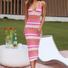 Reflecting Lovers Midi Dress Pink