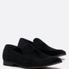 Milan Black Velvet Loafers