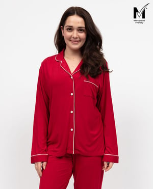 Blaze Womens Revere Jersey Pyjama Top - 28