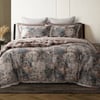 QE Home Captiva Duvet Cover, TENCEL™ Lyocell, Botanical, Brown, King