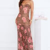 Styled To Swoon Strapless Maxi Dress Leopard