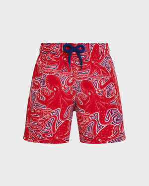 Vilebrequin - Boys Swim Shorts Hypnoctopus - Swimwear - Jim - Red - Size 14