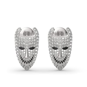 Jeulia Lock Inspired Sterling Silver Earrings
