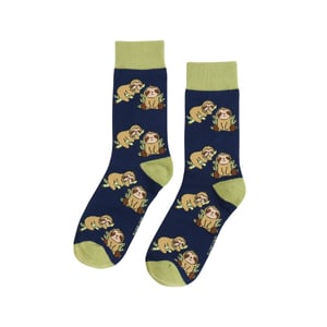Save the Blue Sloth Bamboo Socks | UK Adult 7-11