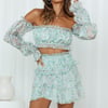 Sunshine Times Crop Top Mint