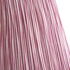35cm straight empire shade in ruby candy stripe block printed cotton