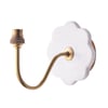 Kamela wall fitting in white