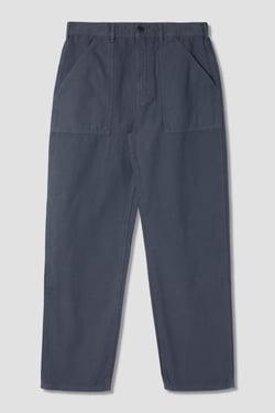 Fat Pant (Navy Sateen) - 34L