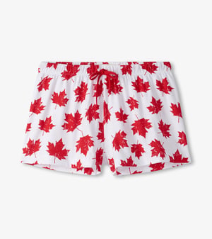 Canada Womens Cotton Sleep Shorts