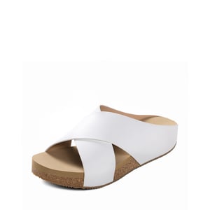 DREAM PAIRS Platform Criss Cross Flat Sandals