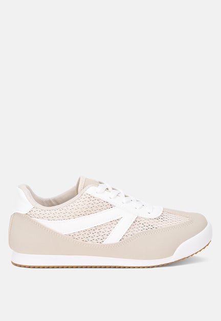 Tibala Padded Collar Lace-Up Sneakers