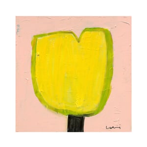 Lemon Tulip Art Print