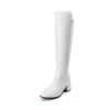 DREAM PAIRS Chunky Knee High Stretch Boots