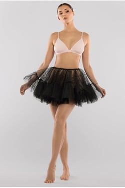 Goddiva Tulle Lining Mini Skirt