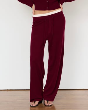Tove Layered Cashmere Pant - XL