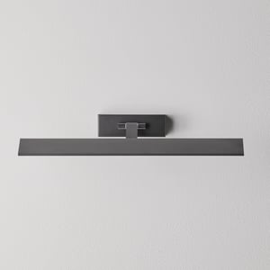 Medium Pelton picture light in black
