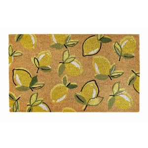 Lemons Coir Doormat - 45x75cm