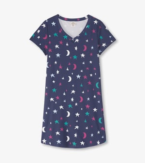 Women's Starry Night Polyknit Nightdress