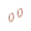 Diamond Crystal Huggie Earrings