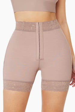 BBL Effect Essential High-Cut Shorts - Cocoa / 2XL