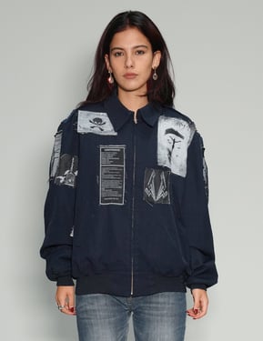Patched RAF Jacket