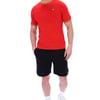 Flank Tipped Ringer T-Shirt - S